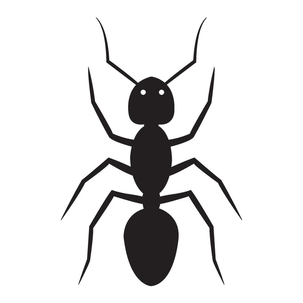 ant icon logo vector design template