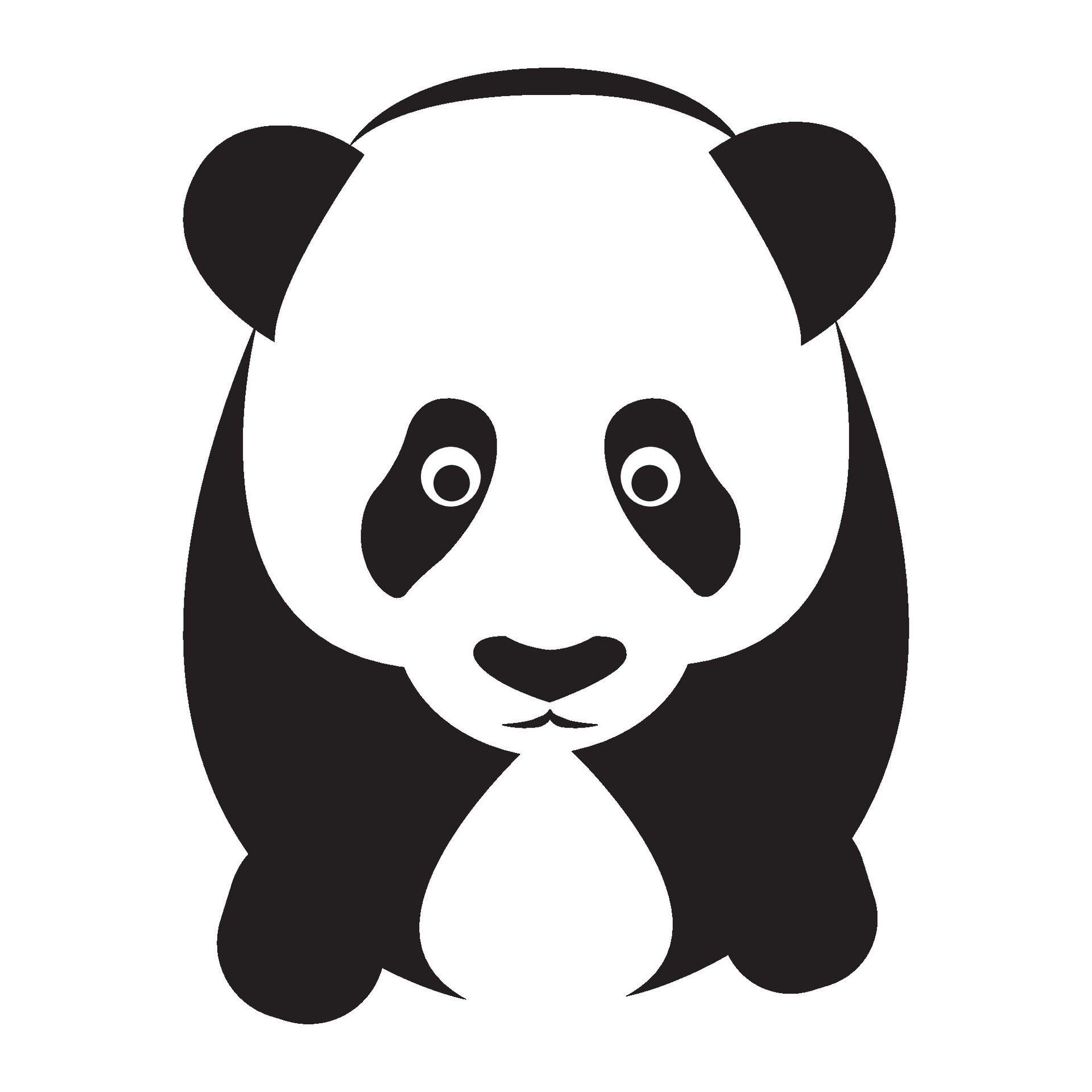 panda icon logo vector design template 37204763 Vector Art at Vecteezy