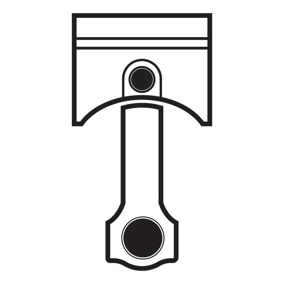piston icon logo vector design template