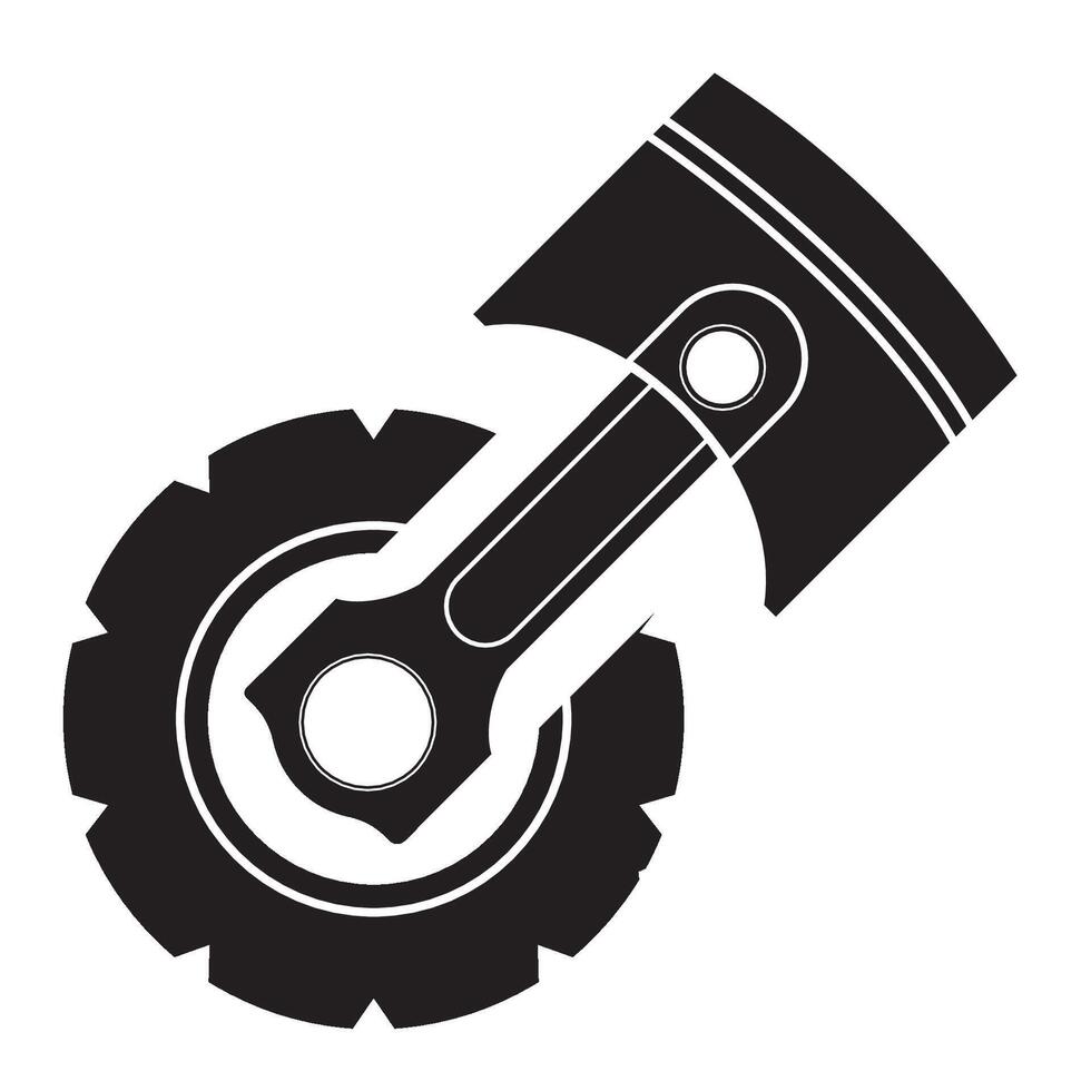 piston icon logo vector design template