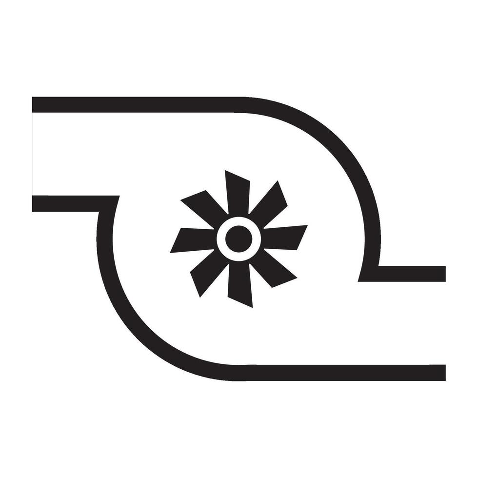 turbo icon logo vector design template