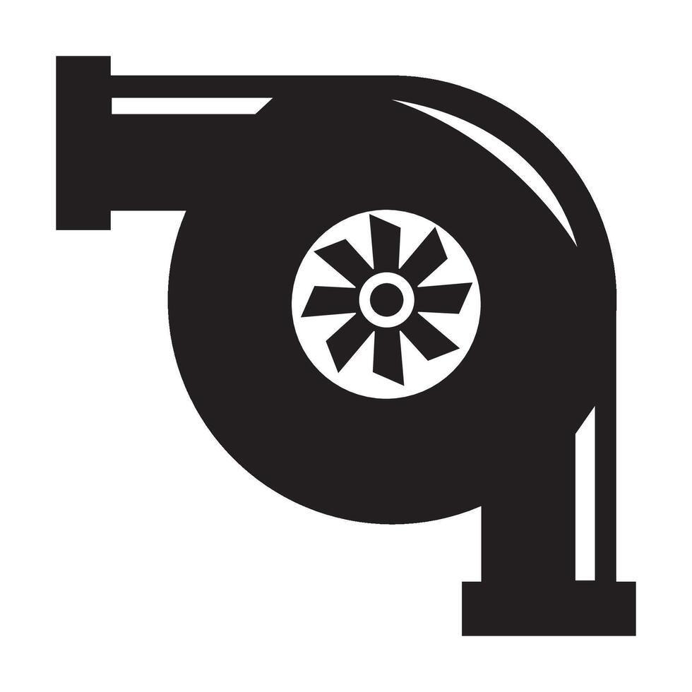 turbo icono logo vector diseño modelo