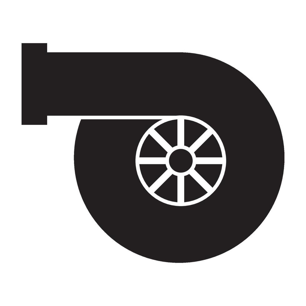 turbo icono logo vector diseño modelo