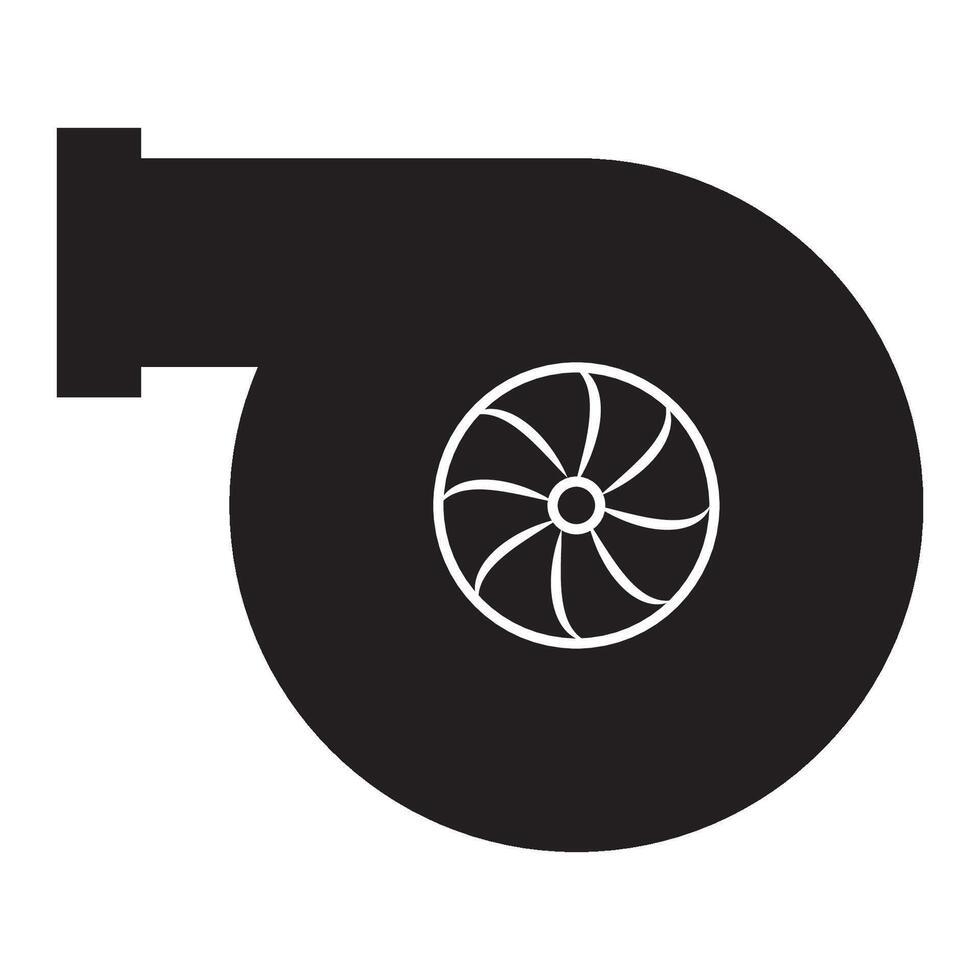 turbo icono logo vector diseño modelo