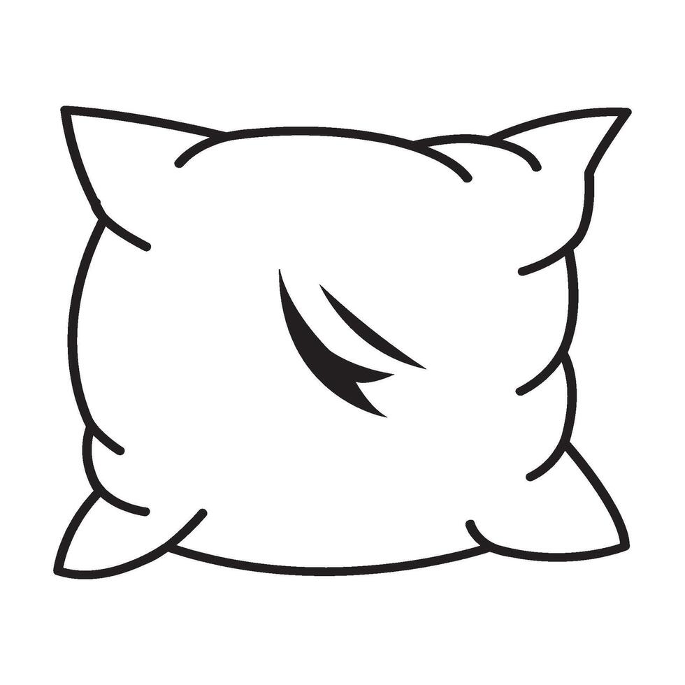 pillow icon logo vector design template