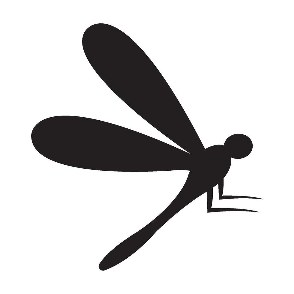 dragonfly icon logo vector design template