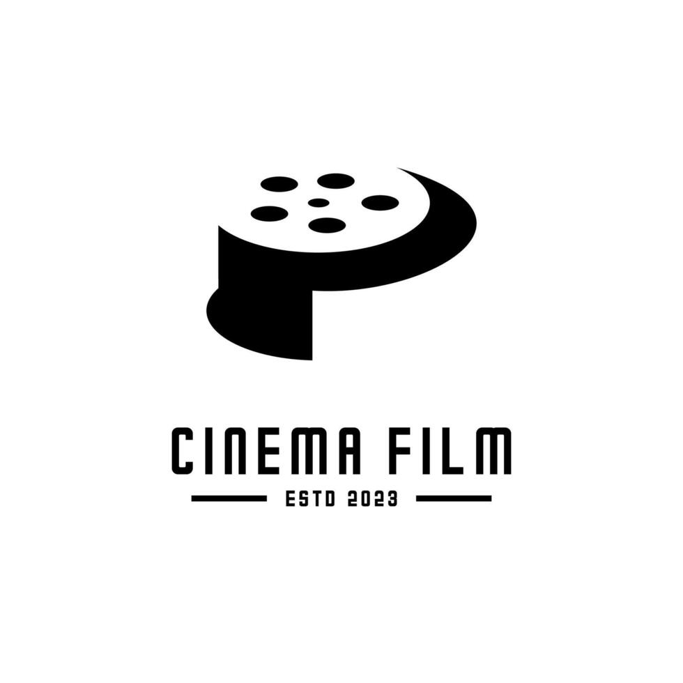 Cinema film logo vector