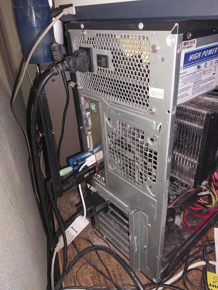 KYIV, UKRAINE - January 18, 2024 Set of personal computer parts photo