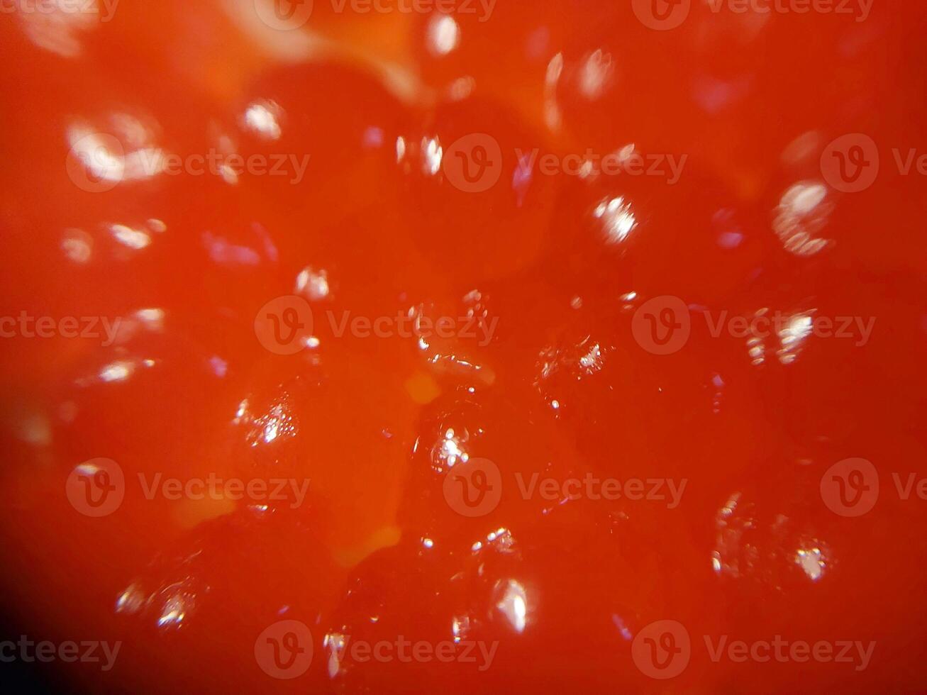 Red sturgeon caviar close-up photo