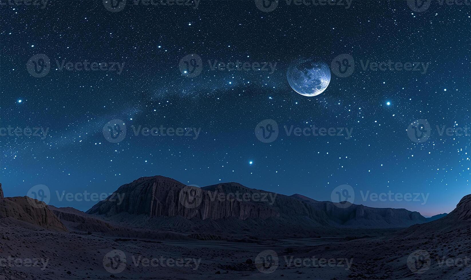 AI generated Ramadan Under the Stars photo