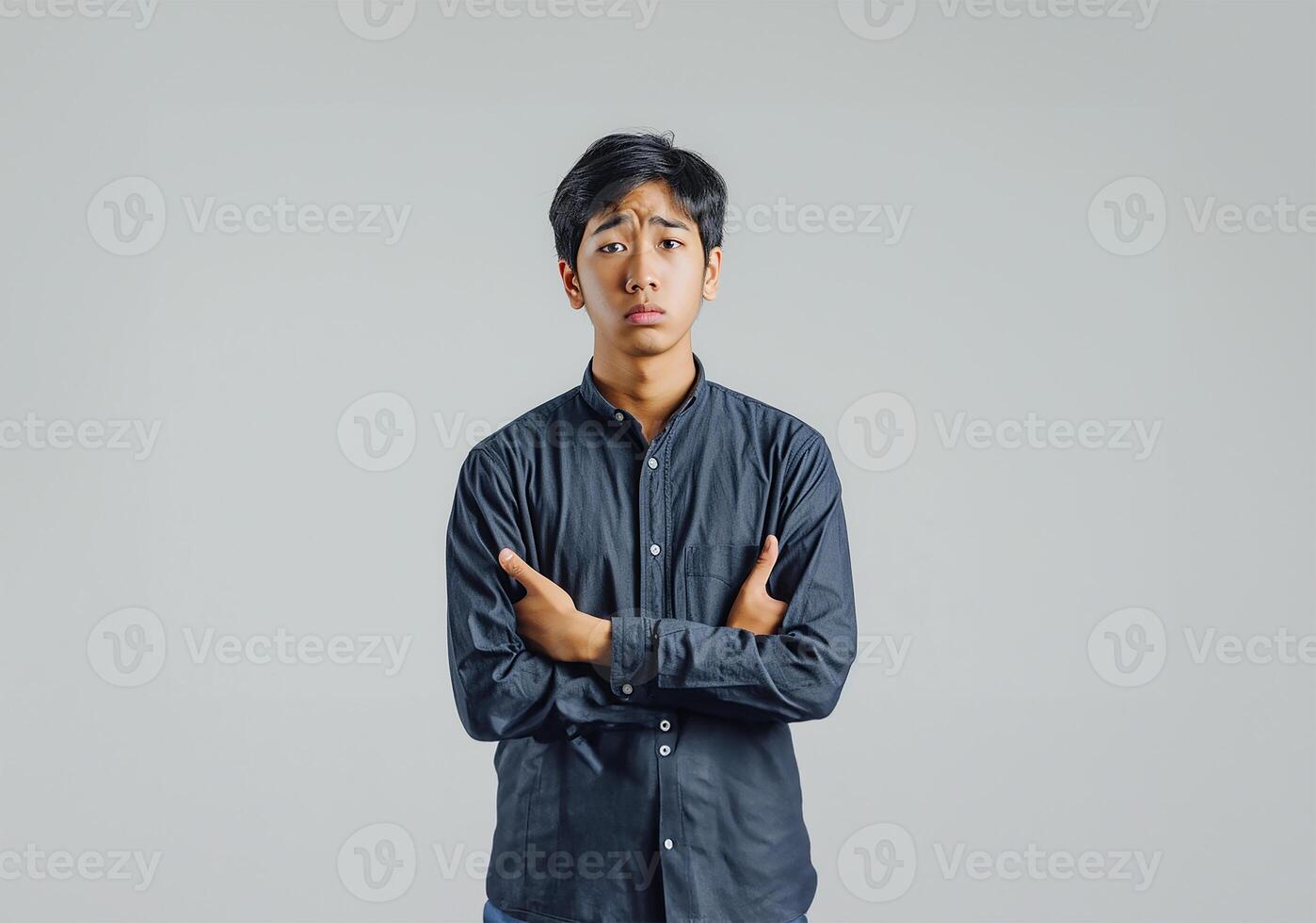 AI generated Young Asian Muslim Man's Ramadan Portrait photo