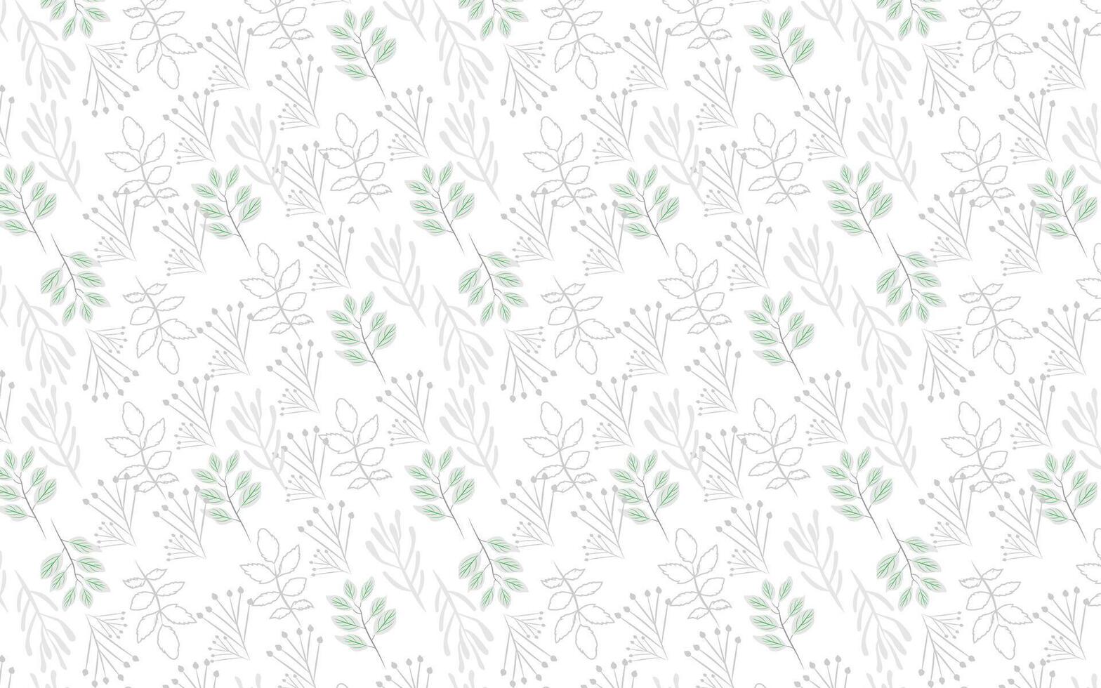 Botanical pattern and background design for business vector