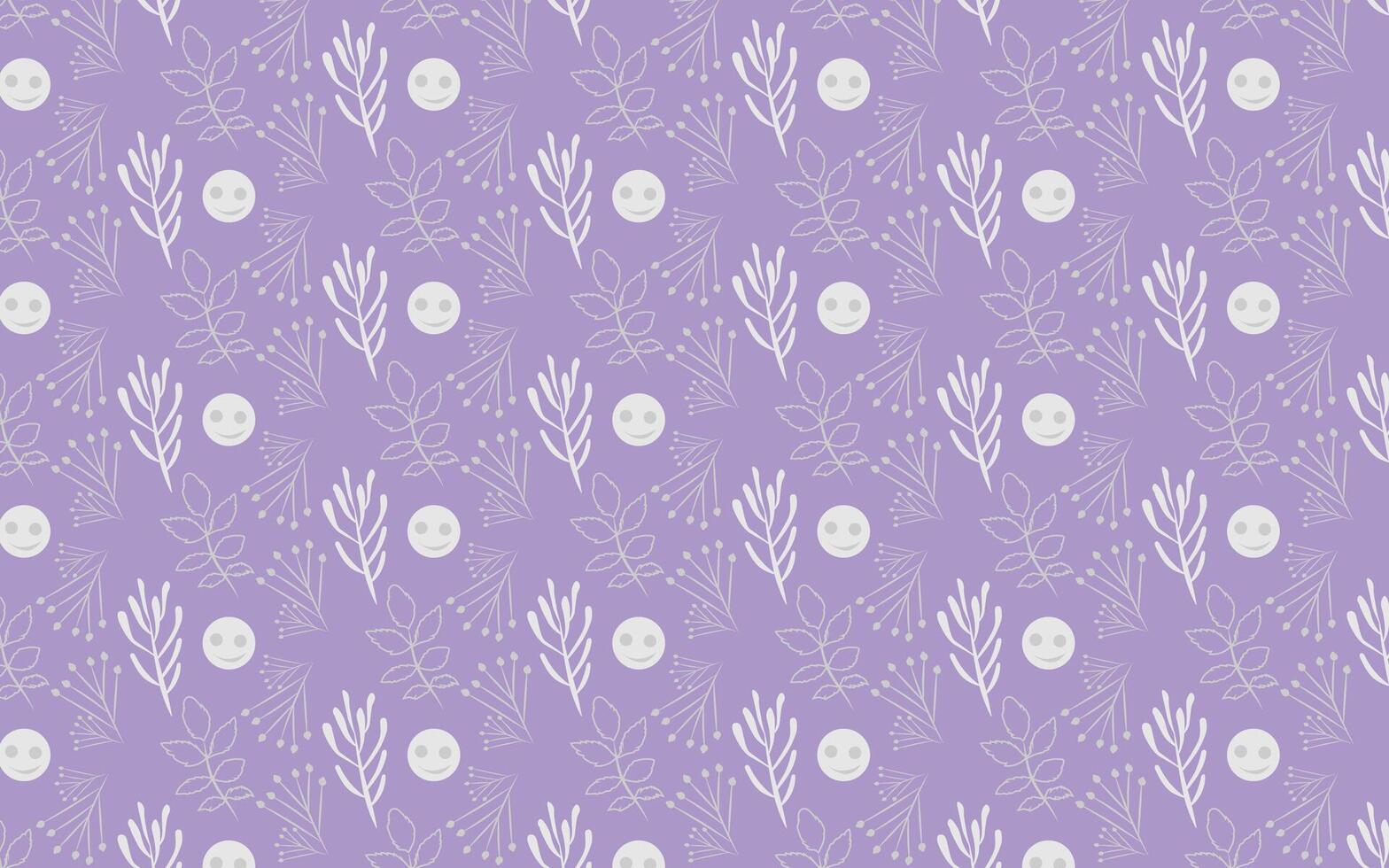 Botanical Wild Leaves and Florals Seamless Pattern and background design for business vector