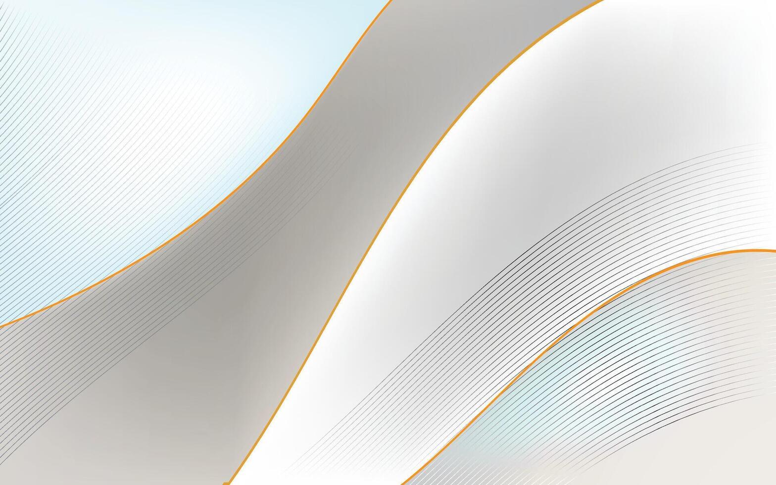 White abstract wave background vector design