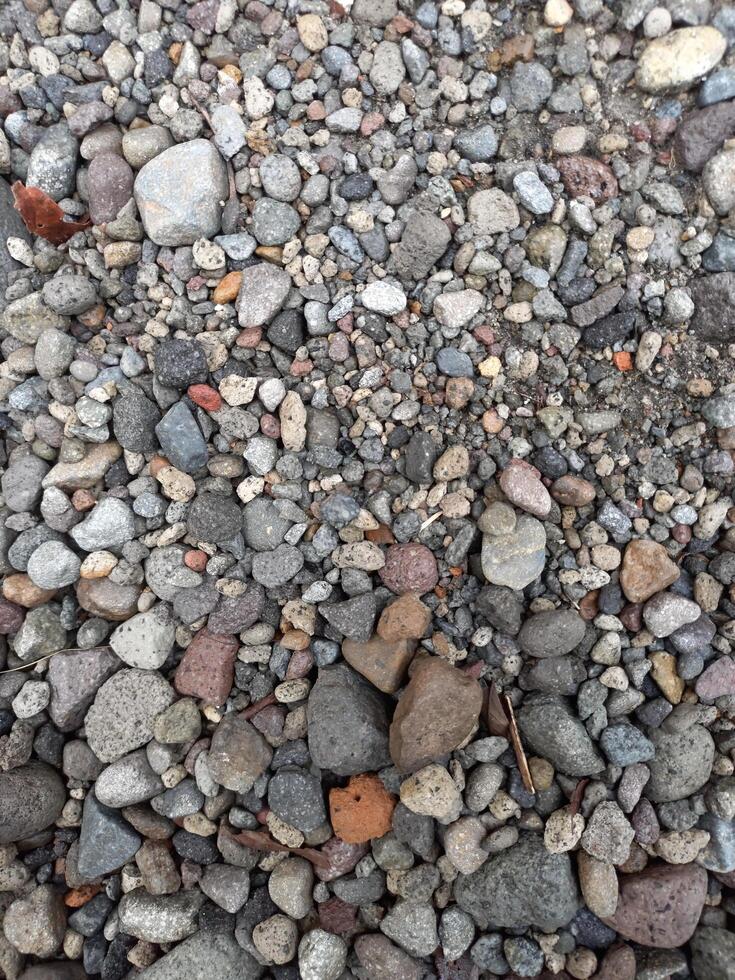 Abstract background of pebbles photo