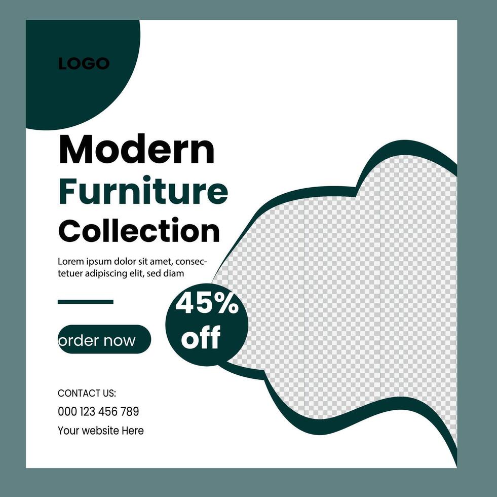 Modern Furniture Collection vector