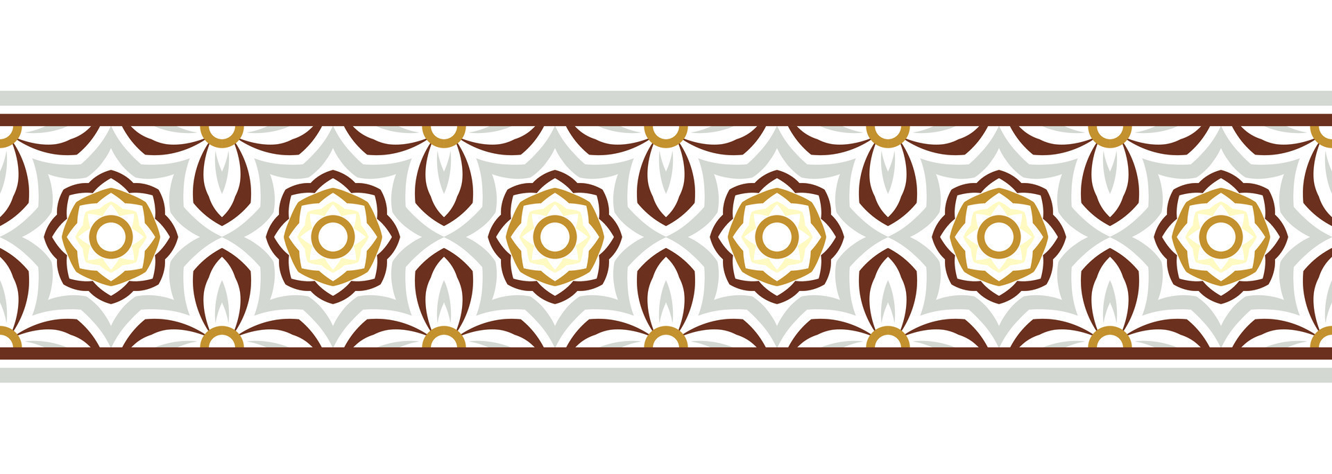 Border line seamless background. Decorative design seamless ornamental