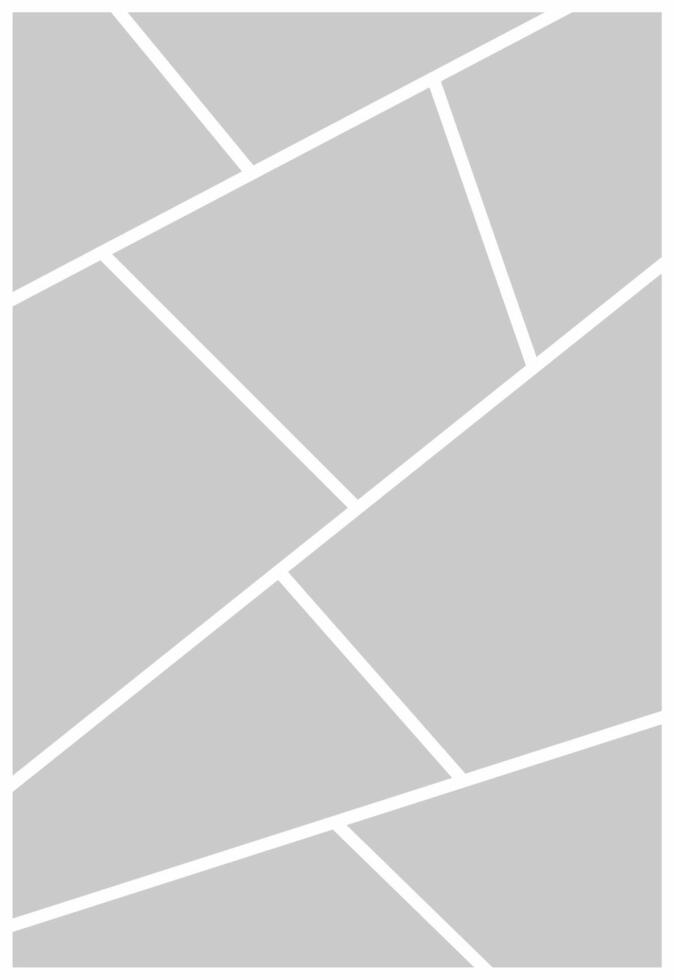Pictures or photos frame collage. comics page grid layout abstract photo frames and digital photo wall template vector