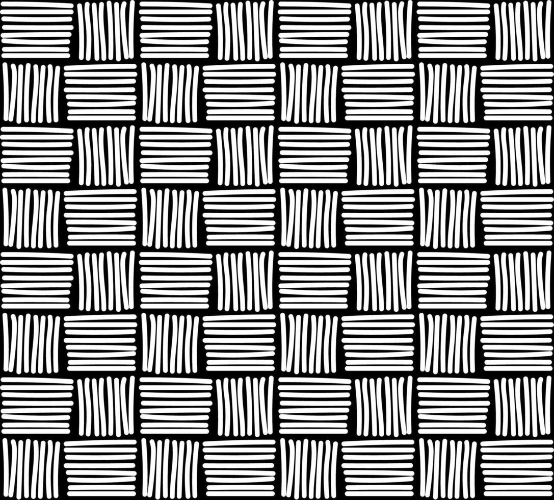 vector sin costura textura en el formar de un geométrico modelo de lineal y perpendicular líneas en un gris antecedentes