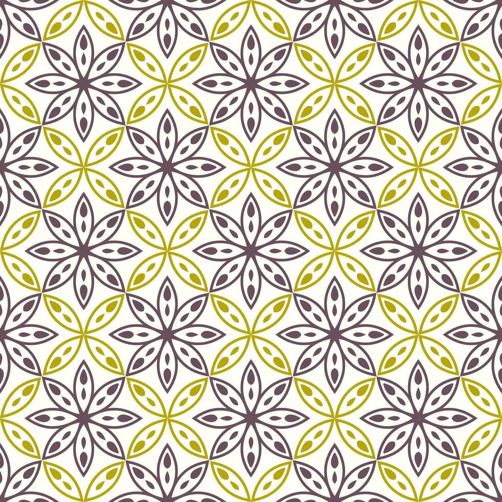 Islamic pattern. Arabic, indian, japanese motifs. Mandala seamless pattern. Ramadan kareem and Hari Raya background. Ethnic bohemian background. Abstract flower. Vector illustration