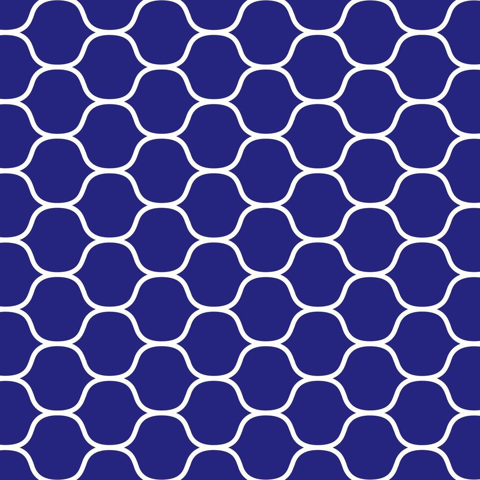 Classic retro fashion  white line stripes texture on navy blue background. vector