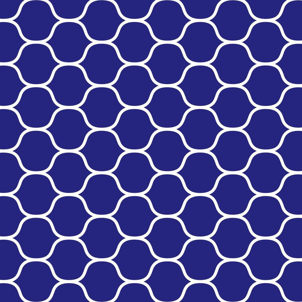 Classic retro fashion  white line stripes texture on navy blue background. vector