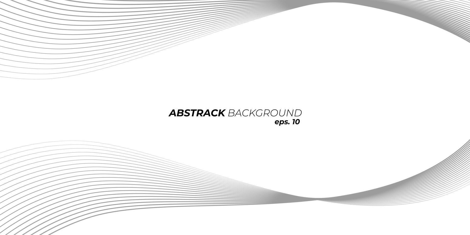 Realistic and minimalist, modern waves lines white abstrack background wallpaper with halftone geometric shapes vector