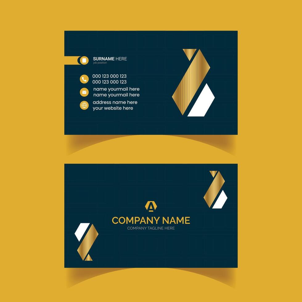Stylish Creative Modern Business Card Design vector