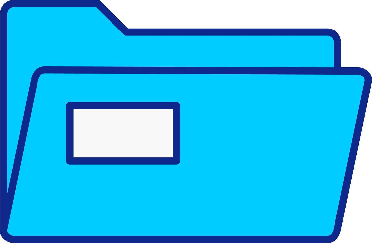 Folders Blue Filled Icon vector