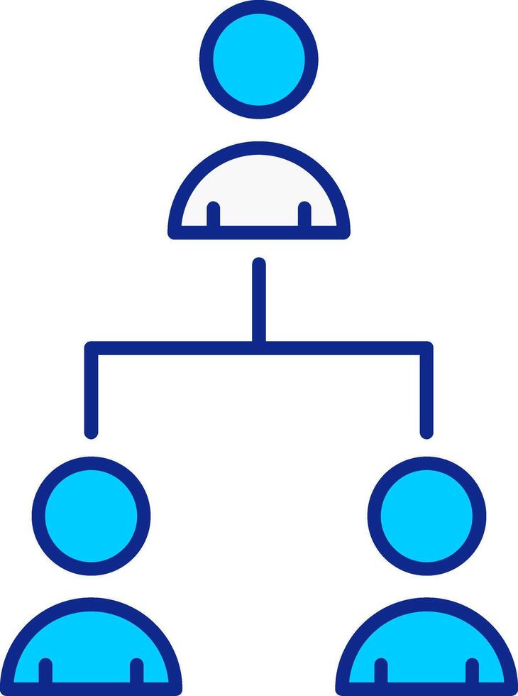 Hrm Blue Filled Icon vector