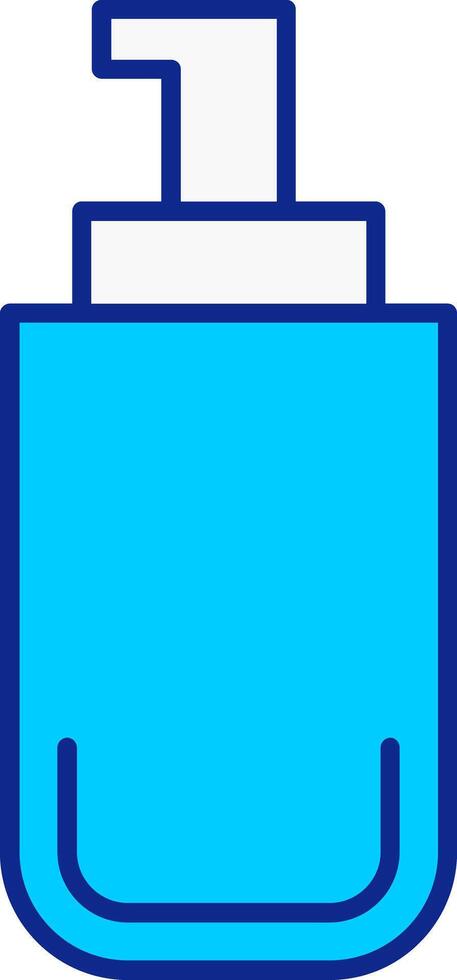 Foundation Blue Filled Icon vector