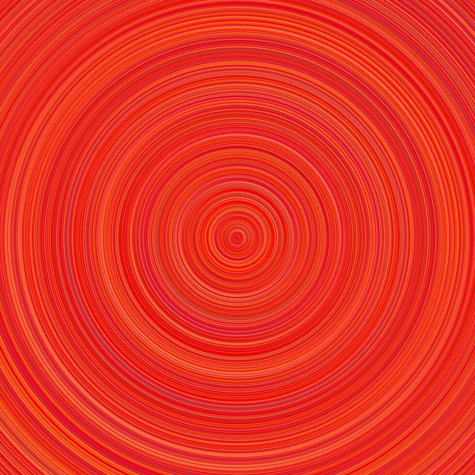 Abstract geometrical gradient circle background design - red vector graphic