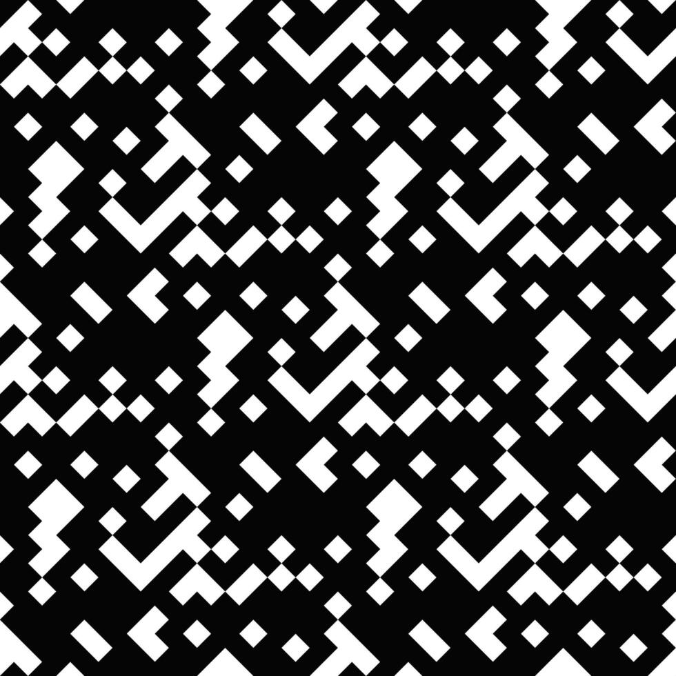 Diagonal abstract black and white geometrical pattern background - monochrome vector illustration