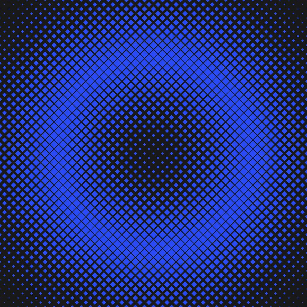 Retro halftone diagonal square pattern background - vector graphic