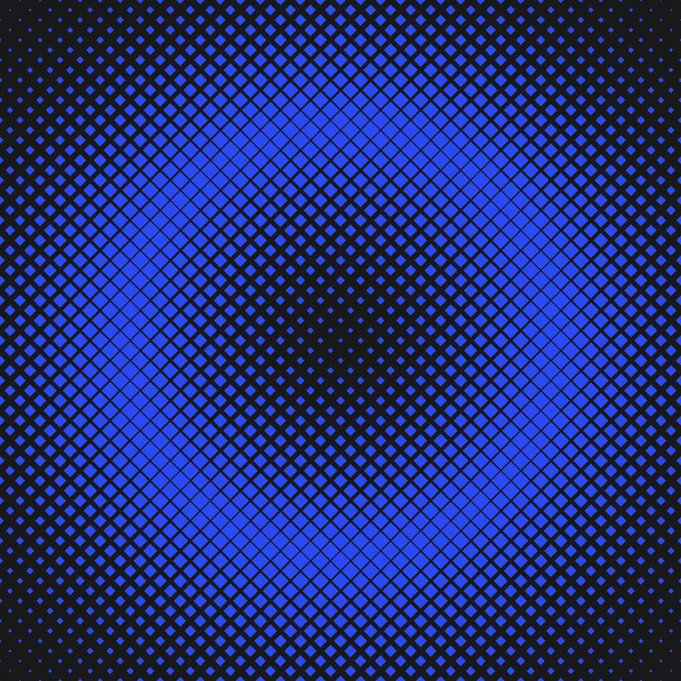 Retro halftone diagonal square pattern background - vector graphic