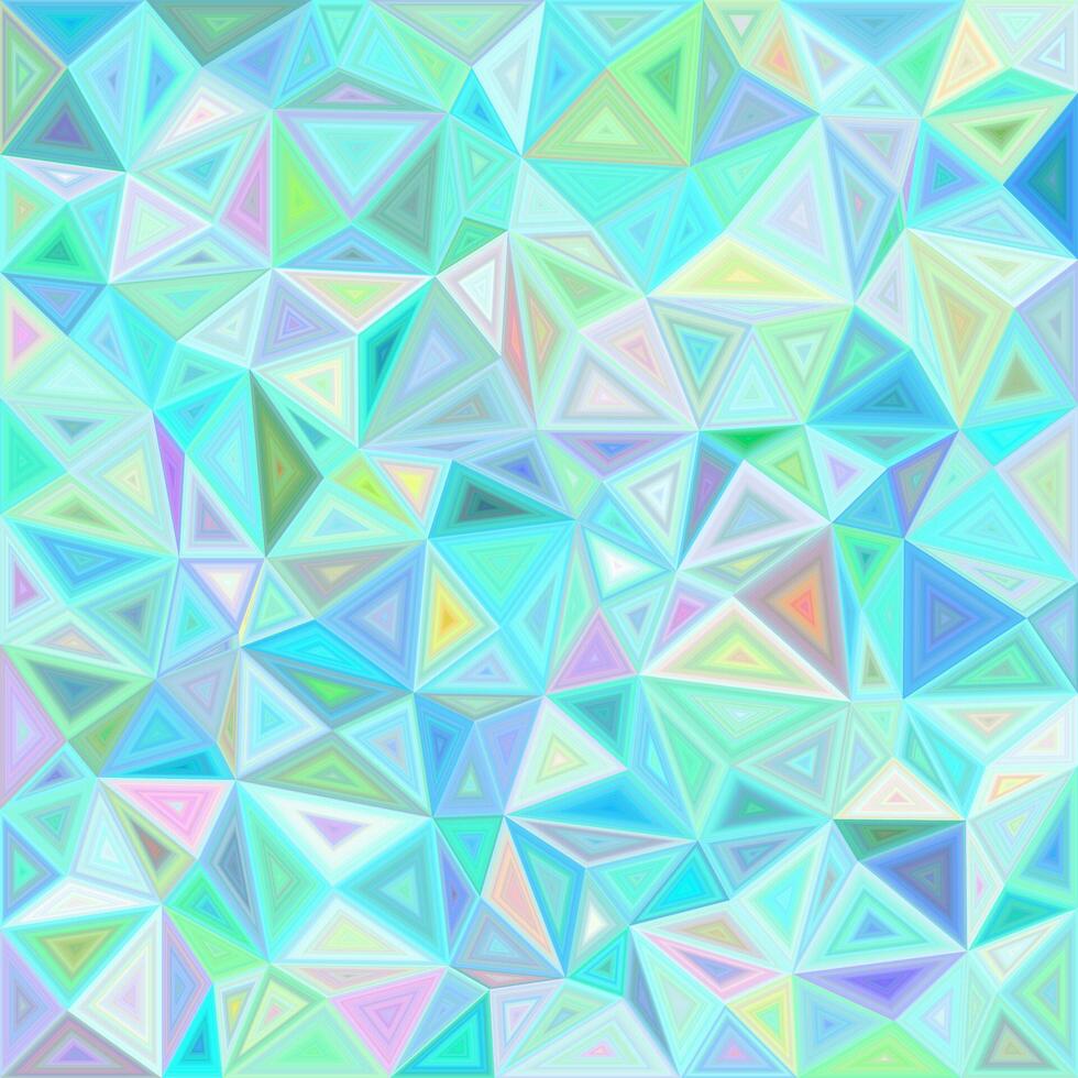 Light irregular triangle mosaic tile background design vector