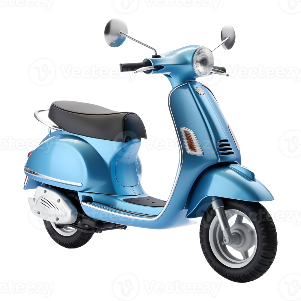 AI generated Two Wheel Scooter on Transparent background - Ai Generated png