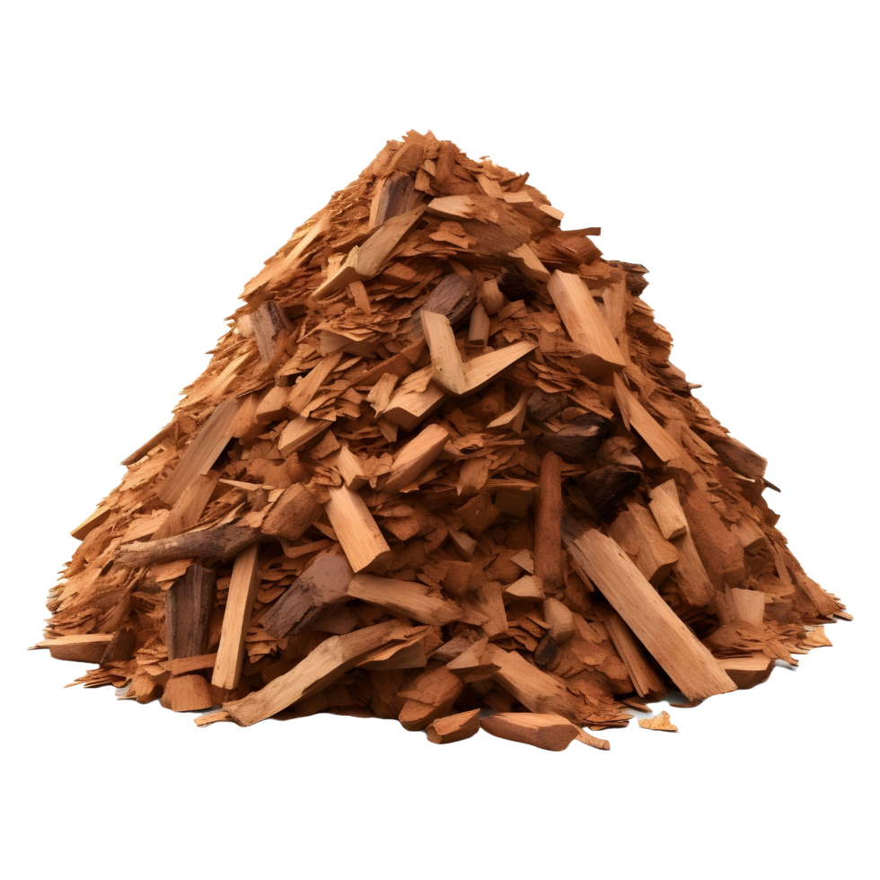 AI generated Wood Pieces on Transparent background - Ai Generated png