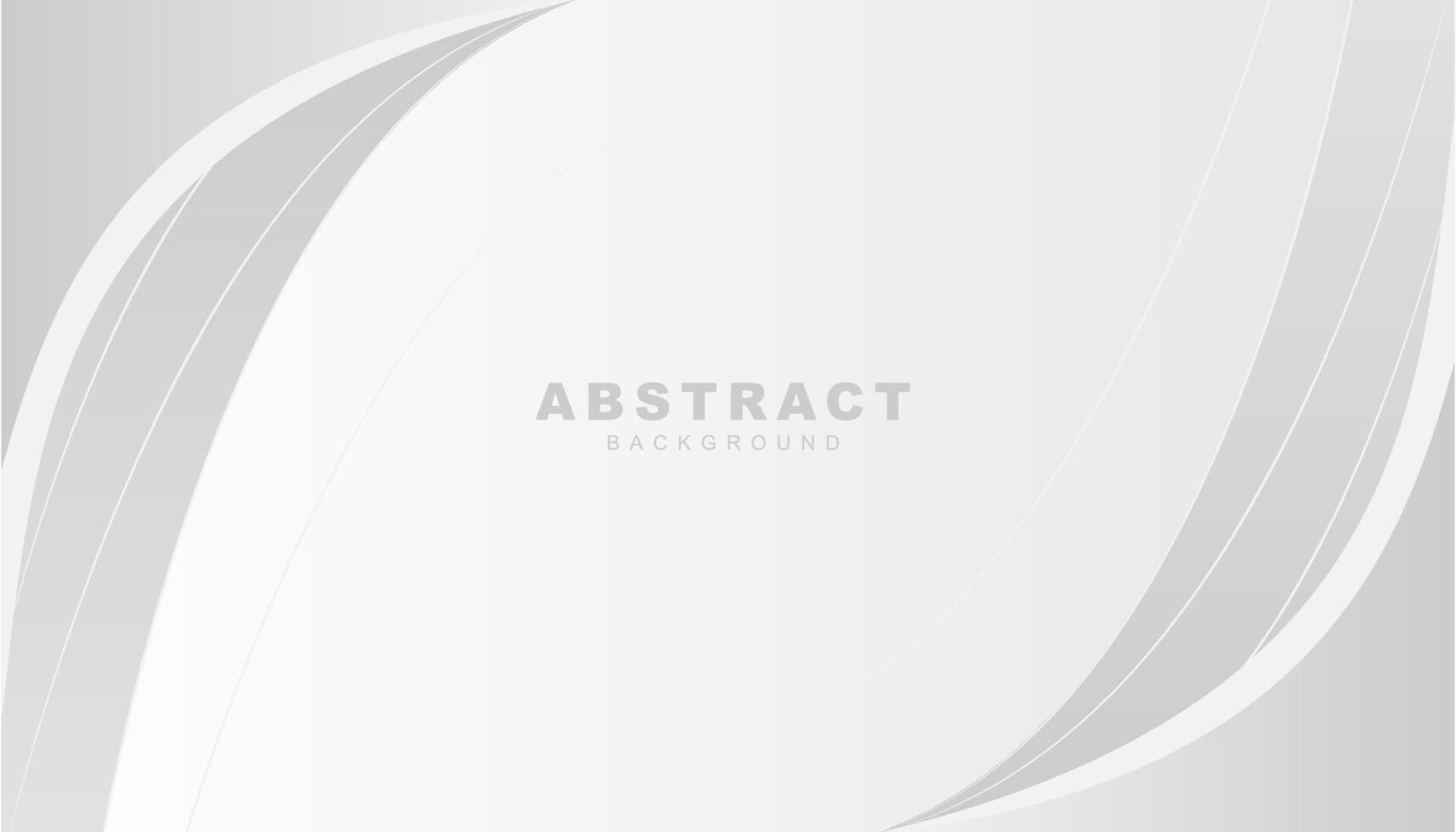 Abstract grey background poster with dynamic waves. vector