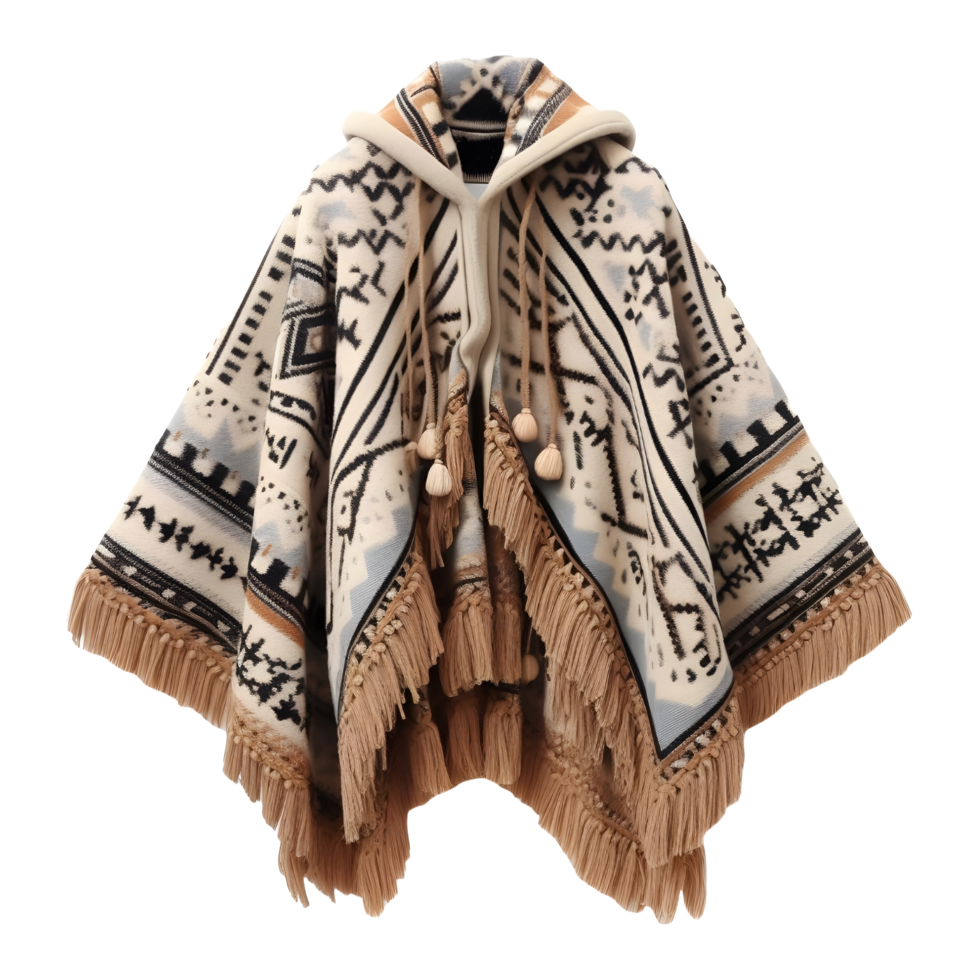 AI generated Woman Woolen Winter Coat on Transparent background - Ai Generated png