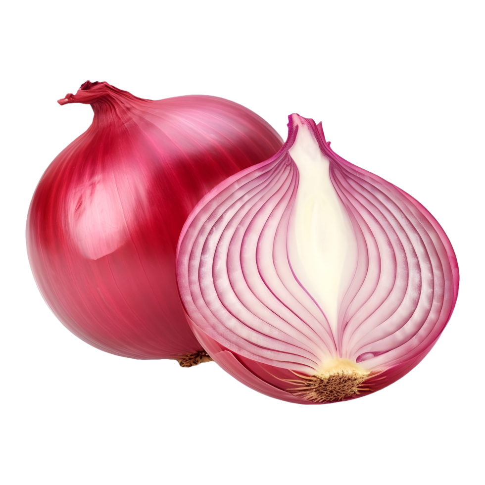 AI generated Onions on Transparent background - Ai Generated png
