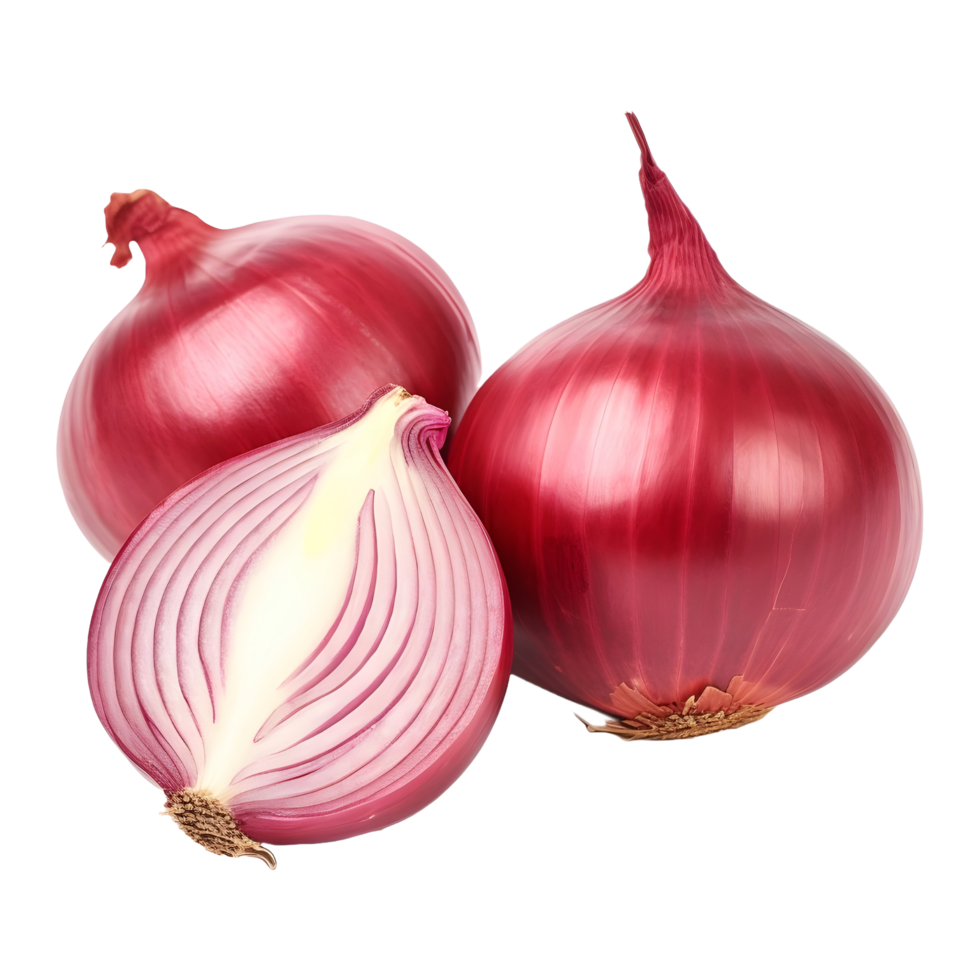AI generated Onions on Transparent background - Ai Generated png