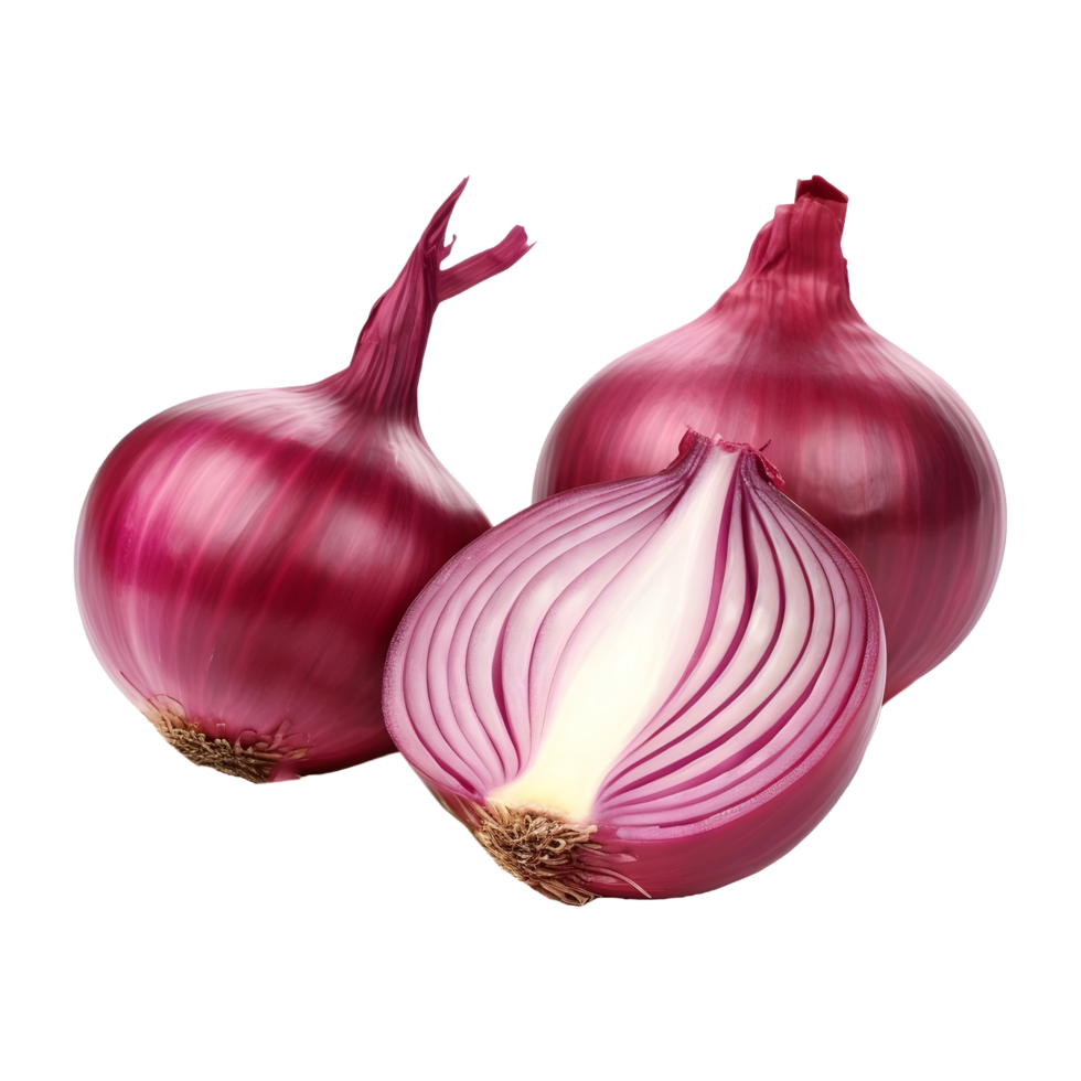 AI generated Onions on Transparent background - Ai Generated png