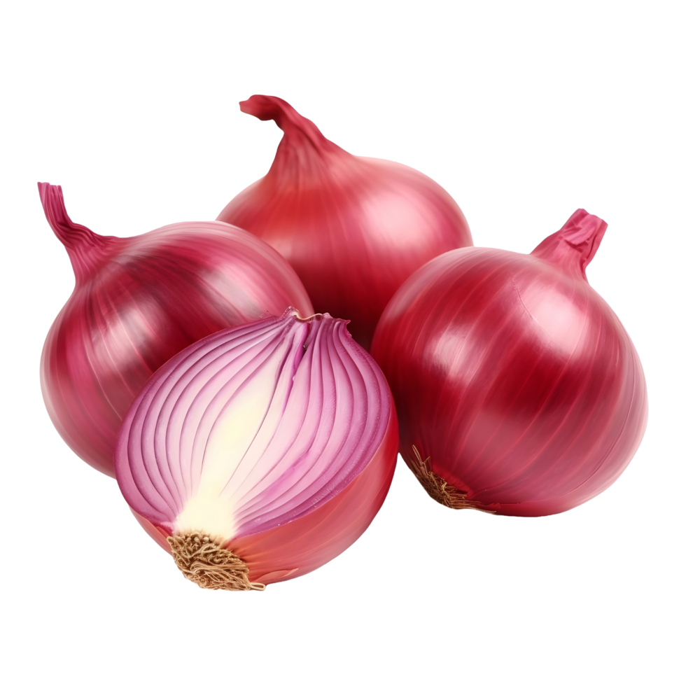 AI generated Onions on Transparent background - Ai Generated png