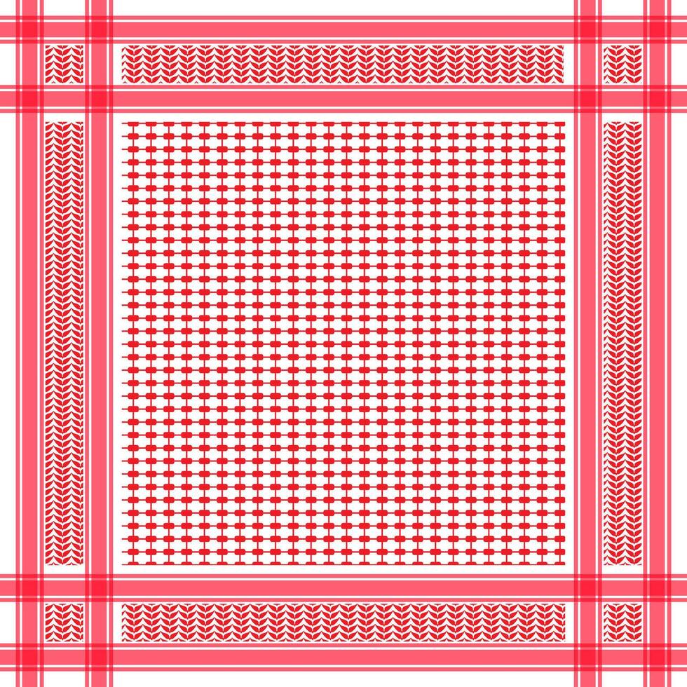 Keffiyeh Pattern Middle East Symbol vector