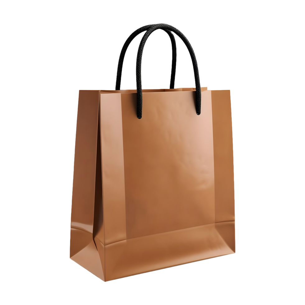 AI generated 3D Rendering of a Shopping Bag on Transparent Background - Ai Generated png