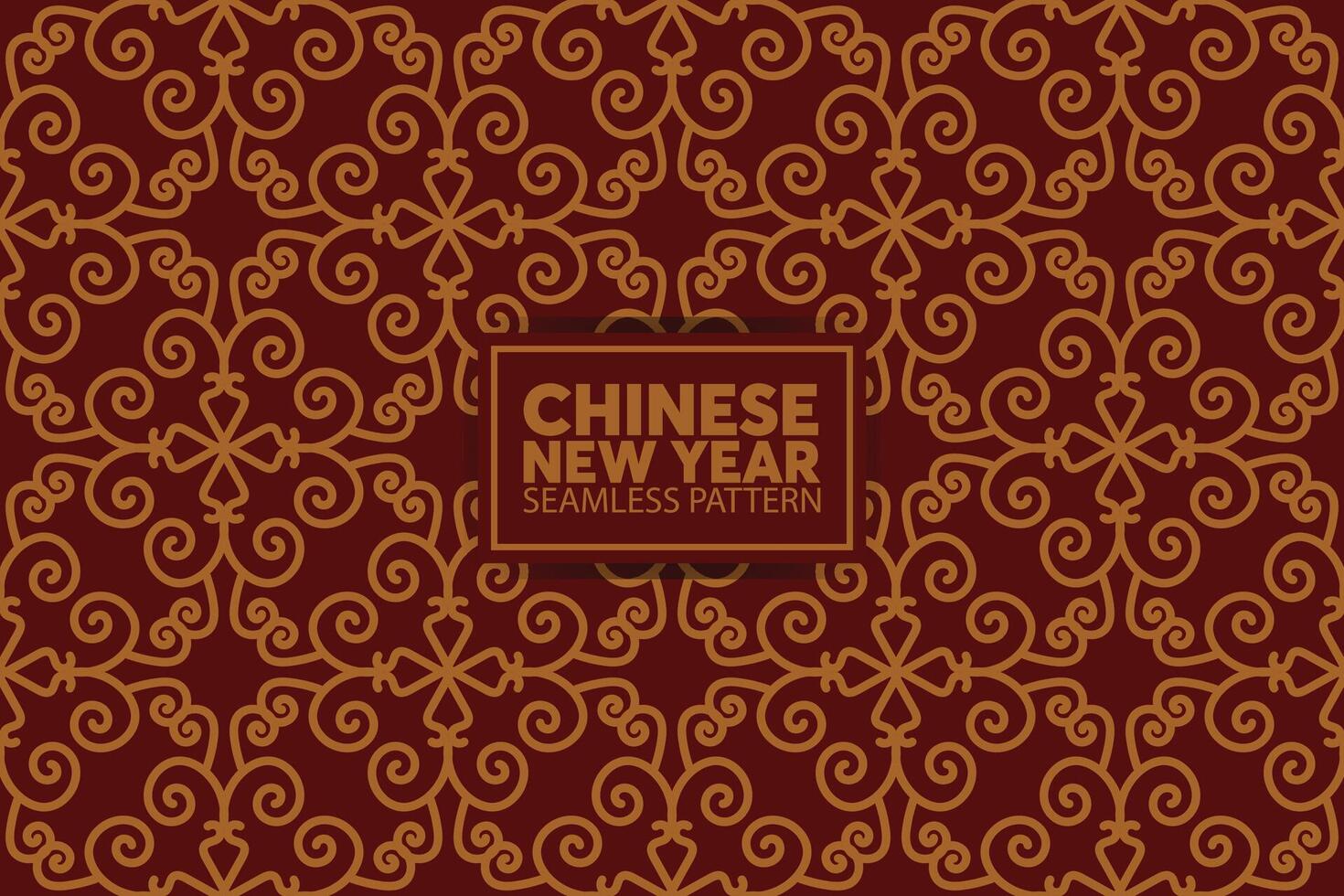 chinese new year seamless pattern background vector