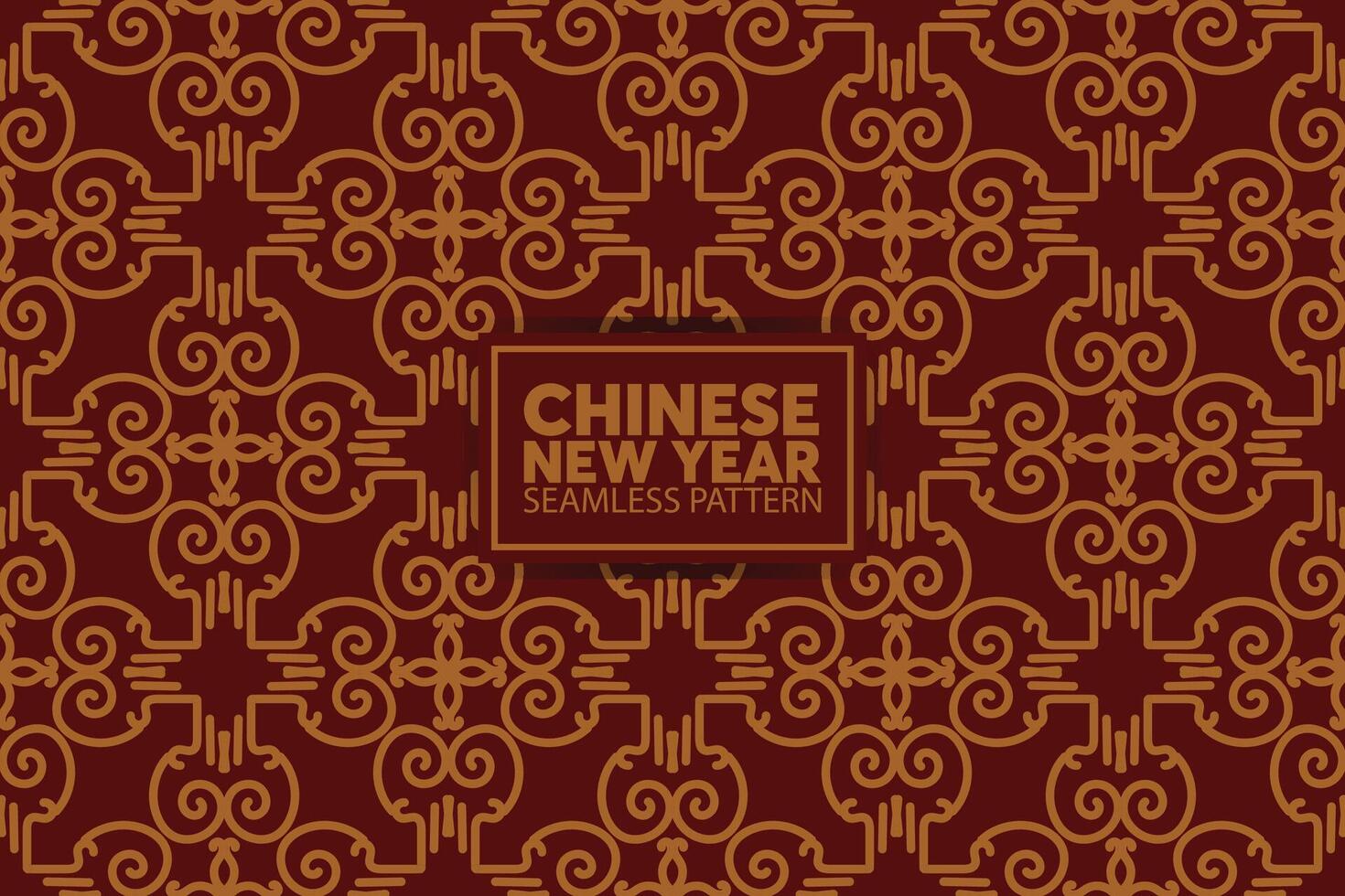 chinese new year seamless pattern background vector