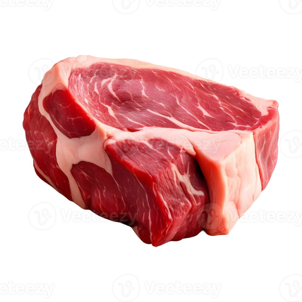 AI generated Raw Meat on Transparent background - Ai Generated png