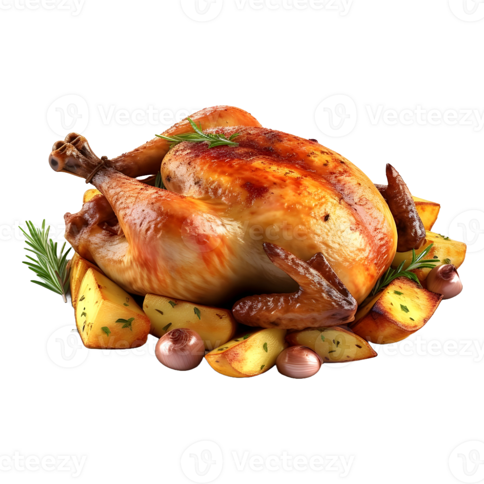 AI generated Chicken on Transparent background - Ai Generated png